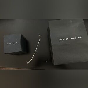 David Yurman Silver Bracelet 8.5' 5mm Men's bracelet